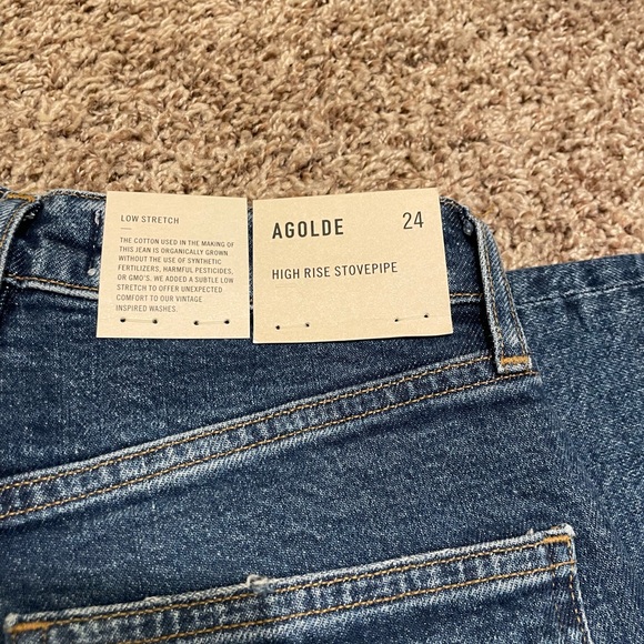 High rise jeans by AGOLDE NWT - Picture 7 of 8